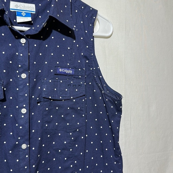 Columbia PFG Super Bonehead Sleeveless Polka Dot Dress - Picture 5 of 9